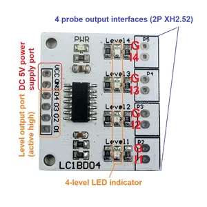 DC 5V 4 Digital <strong>Water</strong> Liquid <strong>Level</strong> Indicator Board <strong>Controller</strong> Sensor Switch Module for Fish tank <strong>Water</strong> Tower - Product Image 2