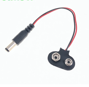 100 pezzo DC 9V cavo di alimentazione a pulsante della batteria con fibbia del cavo di alimentazione connettore CC per Arduino Uno R3 connettore Jack fai da te - Product Image 4