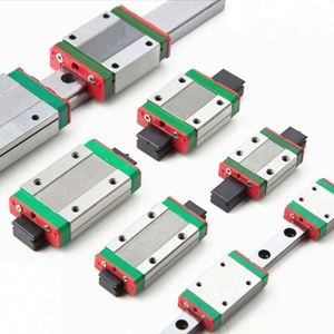 Carril de guía lineal de husillo de bolas, transmisión de precisión de bloque estándar cuadrado negro y verde con bloques deslizantes, con tornillo de bola de 2 pulgadas - Product Image 3