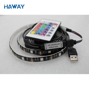 USB wifi 5050RGB микроконтроллер 30/60 светодиодов/mWaterproof IP65 5v Светодиодная лента с 24-кнопочным ИК-пультом дистанционного управления 2m kit - Product Image 5