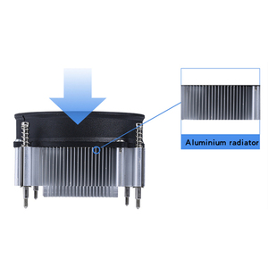 Ventilador de refrigeración X79 X99 X299 2099 2011, Enfriador de CPU eficiente, PWM, PC silencioso, 9cm, 3 pines, 4 pines - Product Image 2