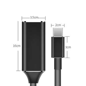 Type-C to <strong>HDMI</strong>-compatible <strong>Adapter</strong> <strong>USB</strong> 3.1 (<strong>USB</strong>-C) to -compatible Male to Female Converter for PC Computer TV Display Phone - Product Image 5