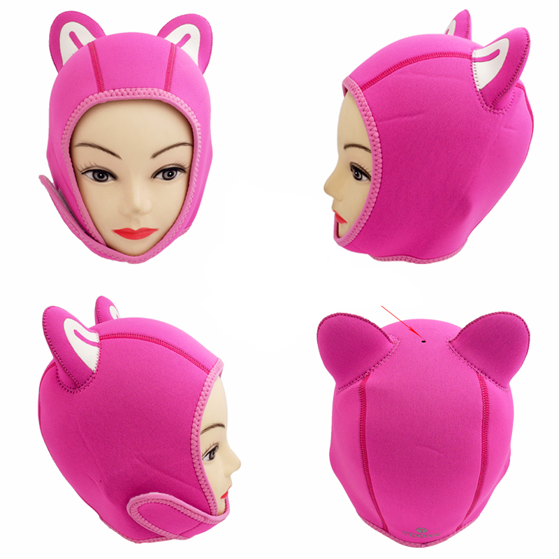 dark pink cat+white ear