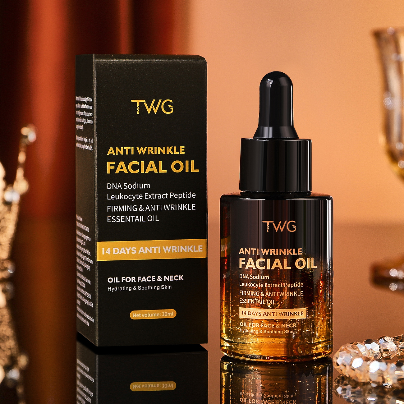 5914 TWG DNA Sodium&Leukocyte Extract Anti Wrinkle Face Oil 30ml