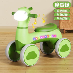 シートとライトでベイビーウォーカーを歩くことを学ぶ子供のための楽しいミュージカルライドオンカー玩具 - Product Image 2
