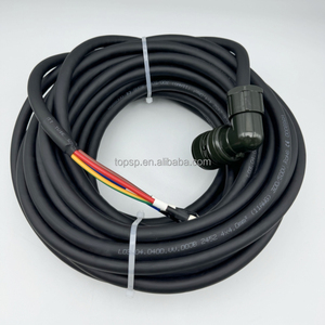 10m kablo Servo Motor kablosu JWSP-XM08NS1-10 4 Pin güç kablosu JWSP-XM08NF1-10 JWSP-XM08NS2-10 JWSP-XM08NF2-10 için CNC makinesi - Product Image 5