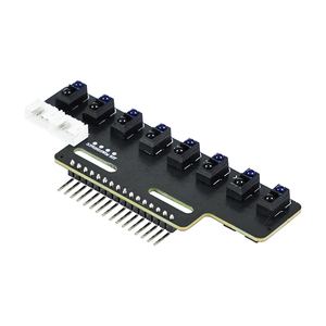 Módulo de sensor de seguimiento infrarrojo de 8 canales Yahboom, una tecla para la calibración automática para Raspberry Pi Microbit - Product Image 2