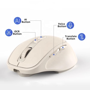 ポータブルコンピューターコードレスマウス2400DPI音声入力翻訳2.4G音声AIスマートマウスforOfficeラップトップコンピューターAI音声 - Product Image 3