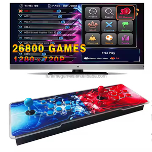 <strong>2</strong>-<strong>Player</strong> <strong>Arcade</strong> Game Machine with Joystick &amp; Retro Controller TV-Compatible - Product Image 1