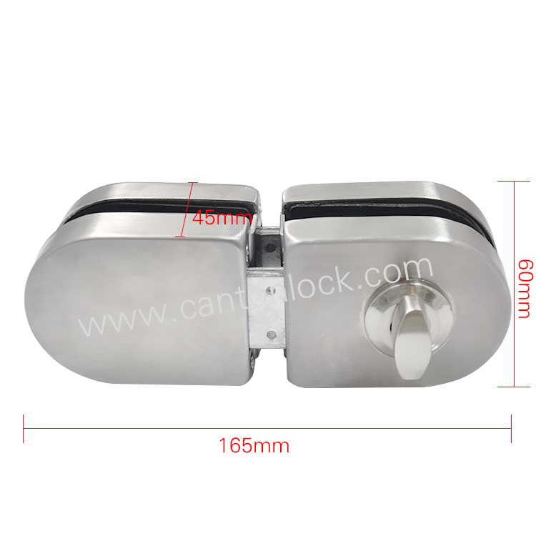 HYLAND OEM GL125 Stainless steel Glass door lock, frameless glass lock for double door