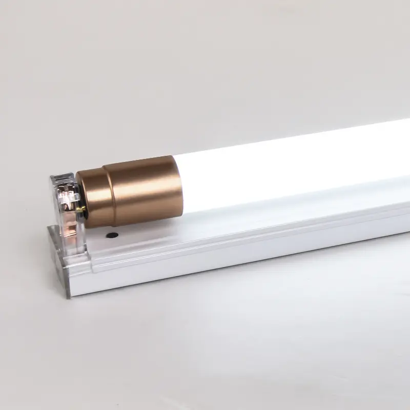 Tubo LED de 2 pies y 4 pies, cubierta transparente fluorescente T5, luz diurna de 6000K regulable, tubo LED T8 de alta calidad y a buen precio