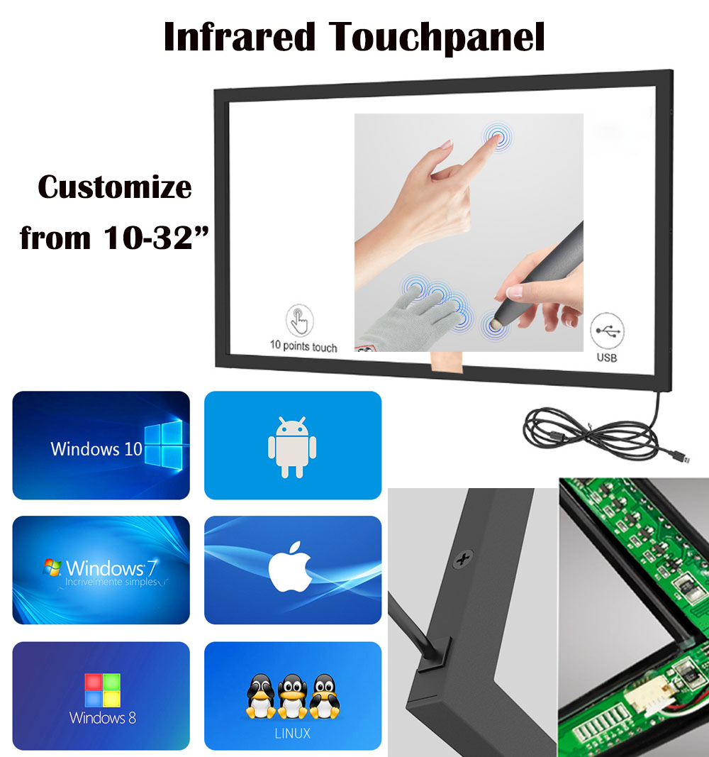 avec écran tactile infrarouge