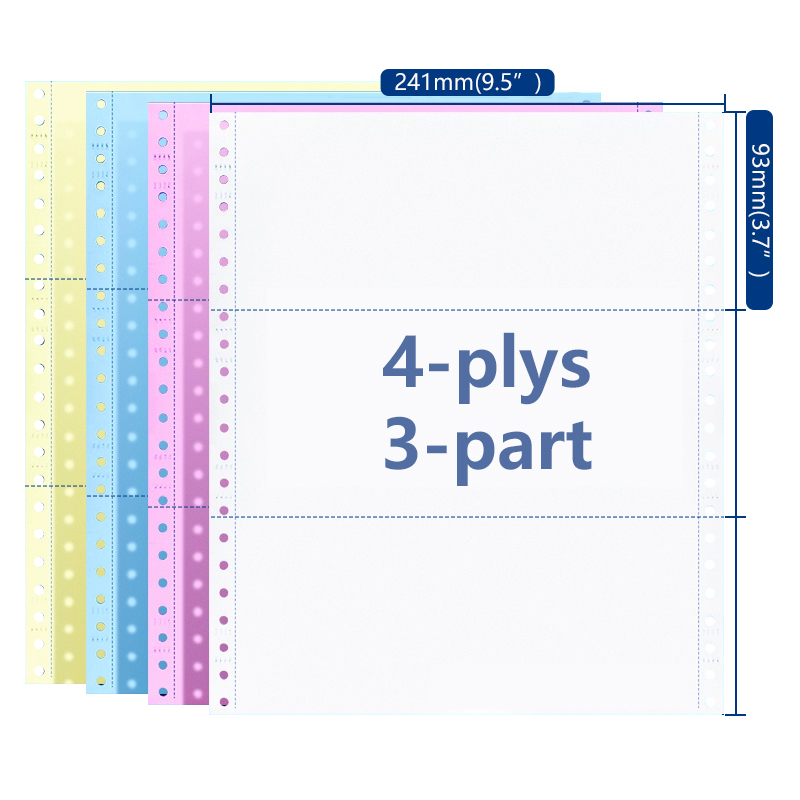 4 plis 3 parties