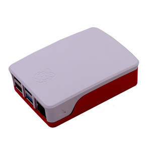 Изготовленный на заказ красный и белый цвет Raspberry Pi 4B чехол с бесплатным радиатором - Product Image 3