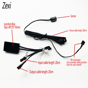 DC12V 24V10mmプラグイン小型キャビネットドアセンサーIrLedセンサースイッチキャビネット本棚用電子Irドアセンサースイッチ - Product Image 3