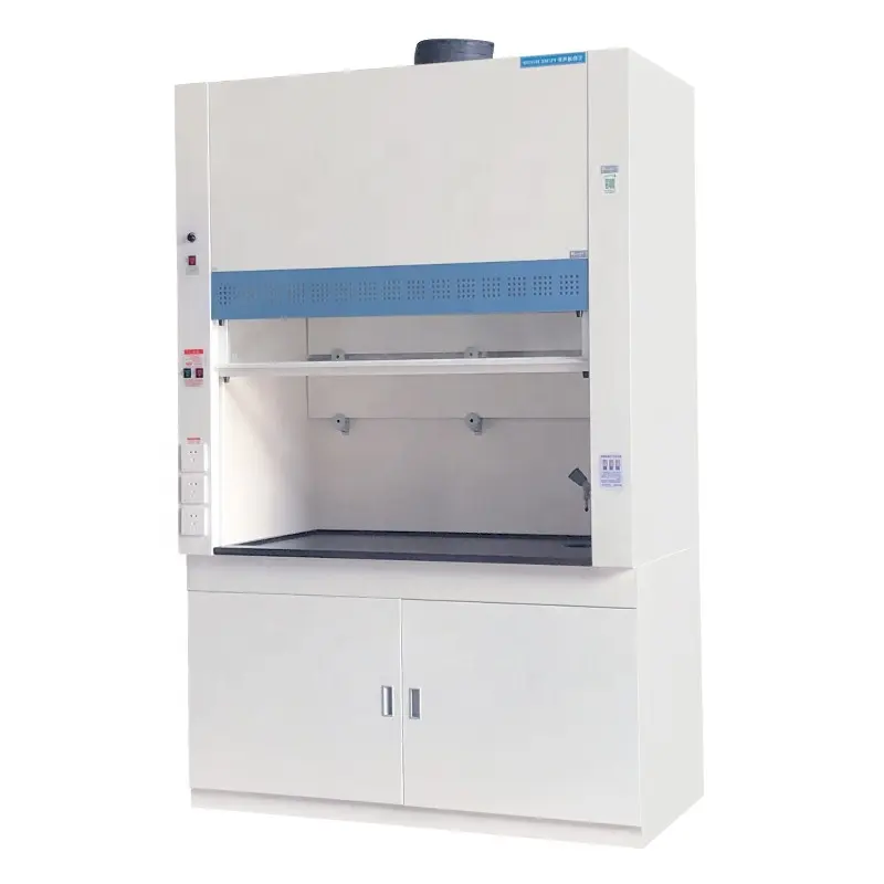 Modern Universal Fume Hood Blower Chemistry Laboratory Exhaust PP Fume Hood Cupboards School Hospital Biological Medical Lab