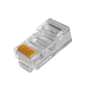 Özelleştirilmiş kararlı iletim Rj45 fiş Cat6/Cat5e erkek tipi 8p8c Utp ağ Rj45 konektörü - Product Image 5