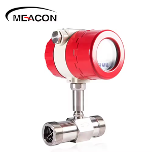 Medidor de flujo de turbina de aceite Digital de salida de pulso Industrial medidor de flujo de ácido con personalización OEM brida diseñada en fábrica