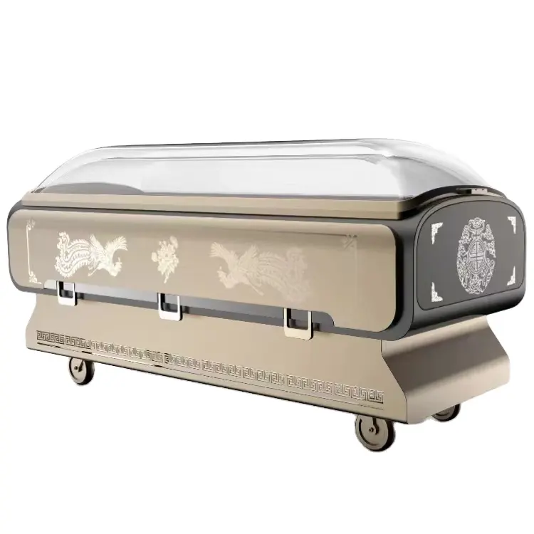 Ventas al por mayor Heaven Funeral Supplies Mortuary Coffin Refrigerator Box Cooler para Morgue