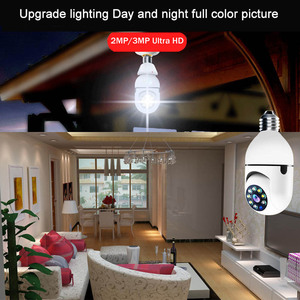 New Indoor Ceiling Light <strong>Camera</strong> 360 Degree Auto Tracking Ptz Ip <strong>Camera</strong> AC110-220V Wifi Baby Monitor E27 Light Bulb <strong>Camera</strong> 1080P - Product Image 5