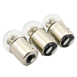 หลอดไฟ LED 6-9VDC/8-30VDC/12VDC/24VDC/48VDC/60VDC/230VAC สัญญาณรถหลอดไฟ LED BA15S ขนาดเล็ก/BA15D/BAY15D สำหรับเรือ