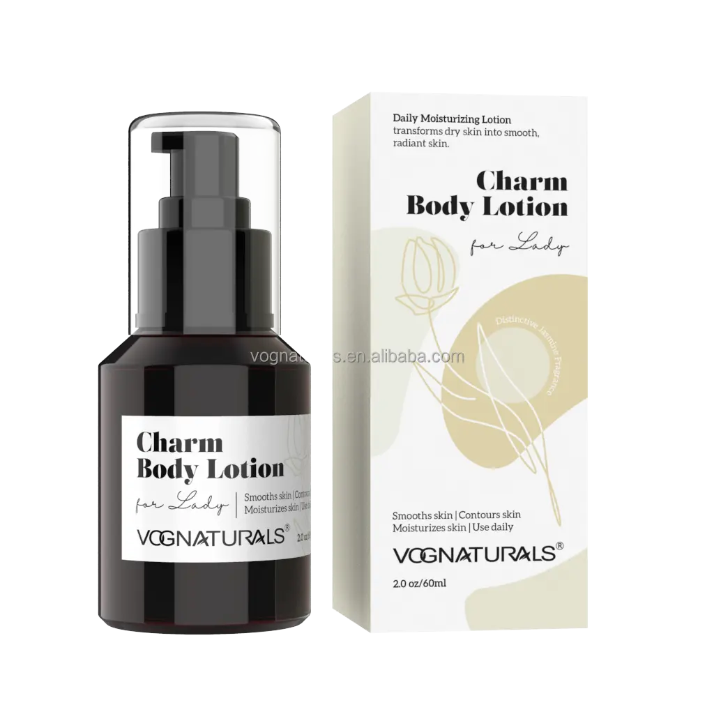 Private Label Charm Body Lotion For Lady, Skin Whitening Moisturizing Body Lotion
