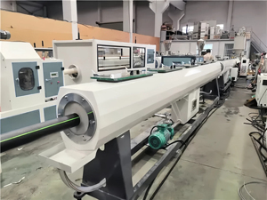 Plastik ekstruder HDPE PE PP PVC PPR elektrik hortum tel sevk borusu yapma makinesi üretim hattı - Product Image 4