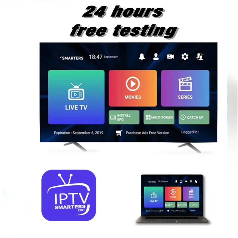 Android 4K Iptv TV Box Suscripción 12 Meses M3u 4K Android TV Box \ Computadora \ Teléfono Móvil