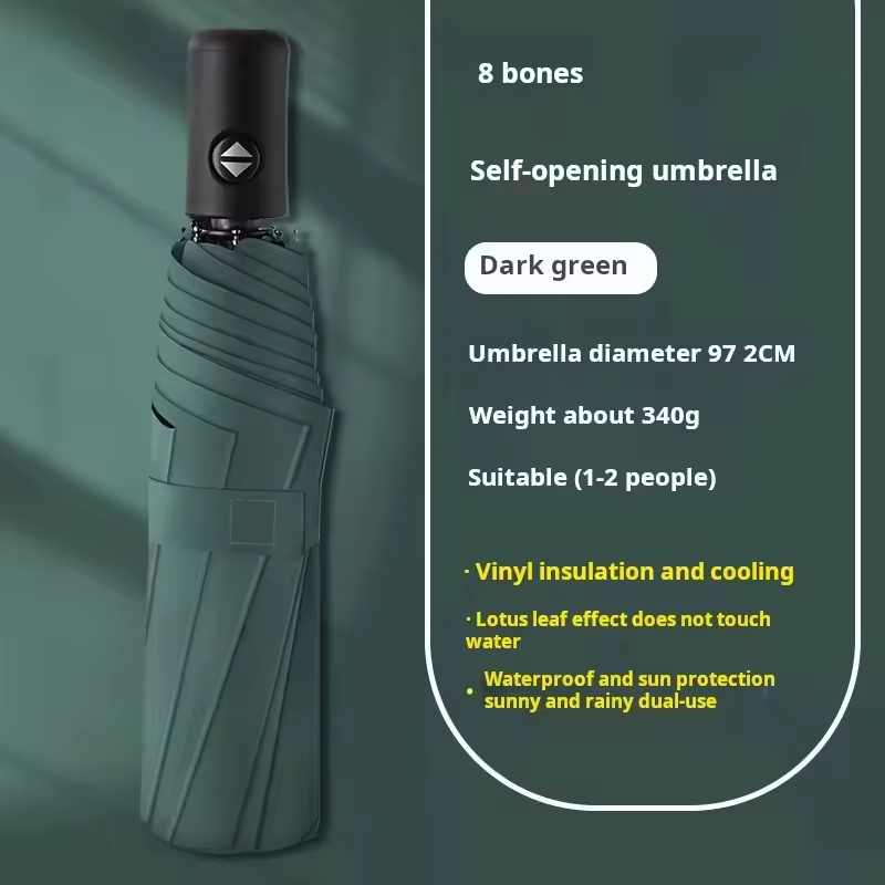 Parapluie automatique 8K (Vert)