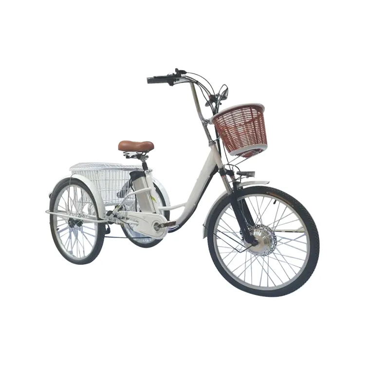 Penjualan pabrik sepeda roda tiga listrik pengiriman kargo sepeda roda tiga dewasa sepeda roda tiga 36V 48V 350W 500W 15Ah 20Ah penumpang Lithium