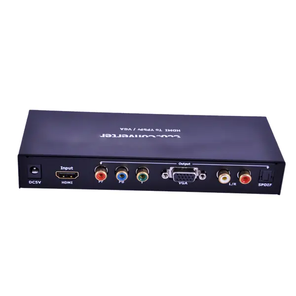 Harga HDMI TO VGA + RCA X 3 Kabel Converter 1080 P