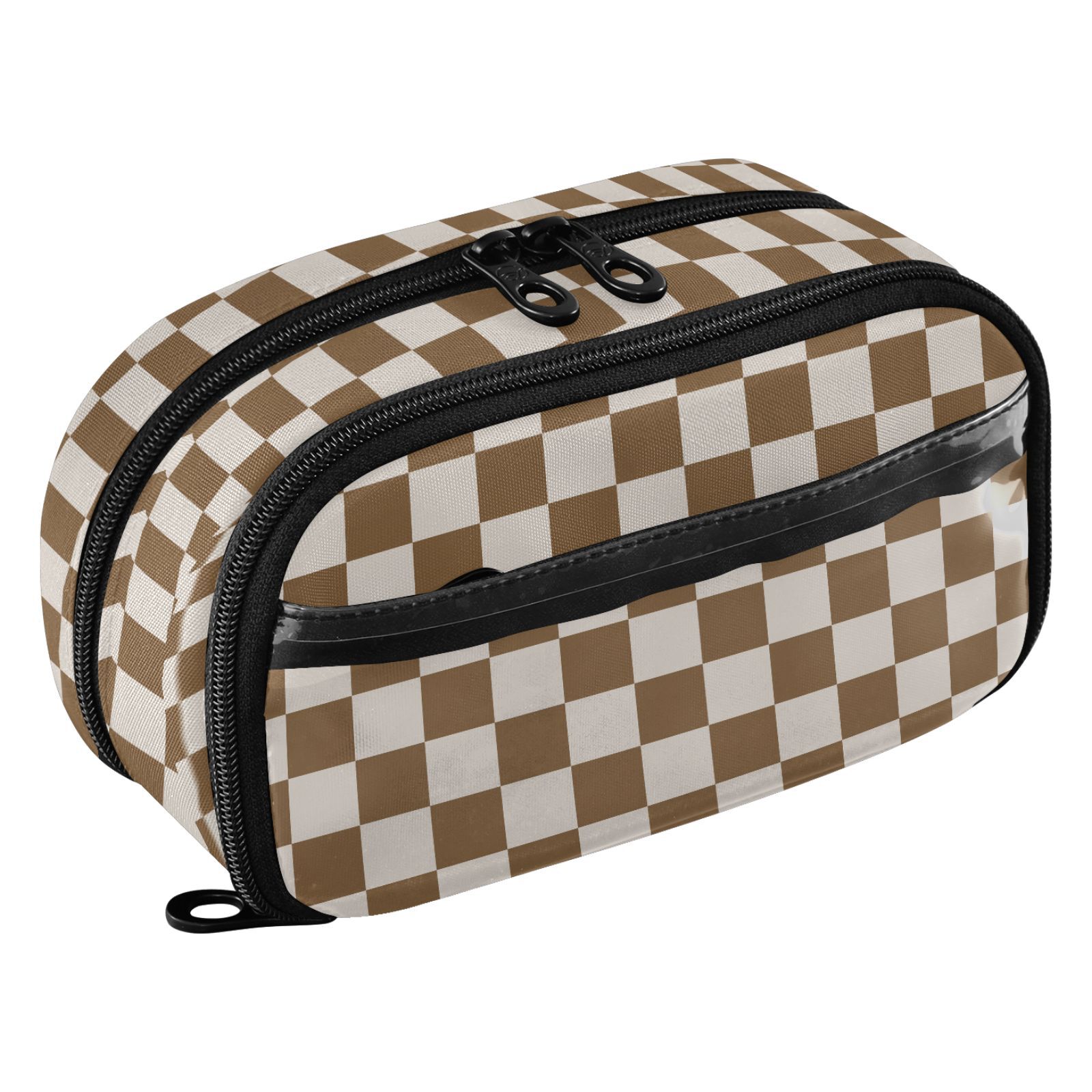 Brown checkered