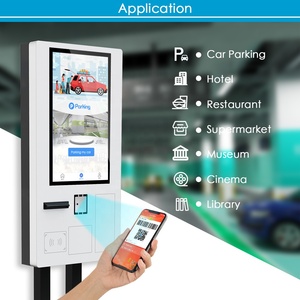 Macchina automatica per biglietti autoordinatrice montabile a parete Wifi da 32 pollici con POS e stampante per biglietti - Product Image 6