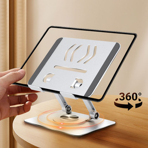 Dobrável Liga De Alumínio Portátil Tablet PC Stand Computador Laptop Titular Multi Ângulo Altura Suporte De Mesa Ajustável