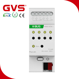 Yeni varış Guangzhou fabrika KNX/EIB GVS k-bus KNX çok fonksiyonlu aktüatör 4/8/16/24-kat anahtarı/deklanşör/Fancoil akıllı ev - Product Image 3