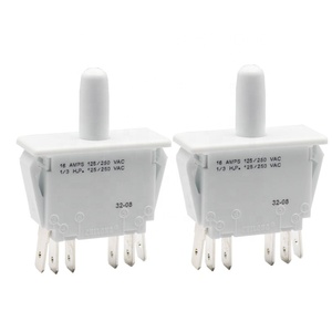 Interruttore a pulsante multifunzione con doppia funzione DPDT ABS Pull & Push interruttore per uso domestico struttura elettronica - Product Image 1