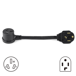 NEMA 10-50P 14-30R için 3 Prong 4 Prong 50Amp 30Amp için 120V/240V kaynakçı kurutma RV uzatma güç kablosu RV Camper jeneratör için - Product Image 3