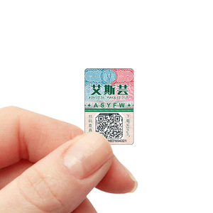 Benutzer definierte einzigartige QR-Code-Aufkleber Fälschung sichere Sicherheits aufkleber mit dynamischem QR-Code-Etikett - Product Image 2