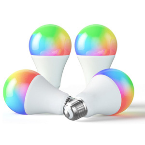 Akıllı ampuller renk değiştirme müzik Sync grup kontrol renk değiştirme WiFi LED ampuller Alexa ve Google ev A19 9W ile uyumlu - Product Image 2