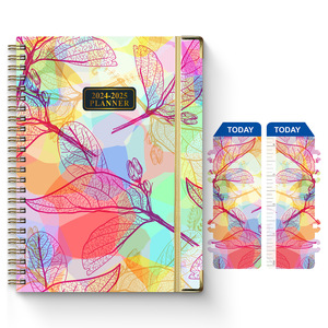 A5 A6 B5 Retro PP Hard Covered Flip up Top Double Coil Spiral Grid Horizontal Line Custom Cheap <strong>Paper</strong> White Student Notebook - Product Image 4
