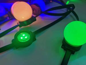 Indirizzabile RGB RGBW LED Pixel lampadina stringa di luce 50mm LED Pixel luce SPI/DMX512 impermeabile DC12V DC24V IP68 punto Led - Product Image 2