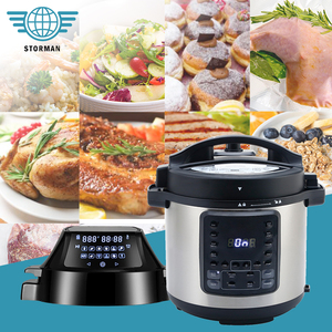 Funzione di temporizzazione di alta qualità 2 in 1 cucina elettrica a pressione friggitrice a risparmio energetico programmabile grande capacità 6L - Product Image 5