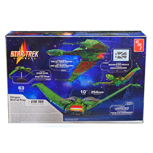 DCD Skill 2 <strong>Model</strong> Kit 1/350 Scale Klingon Bird-of-Prey Spacecraft 'Star Trek III Search for Spock' (1984) Movie for <strong>Model</strong> - Product Image 3