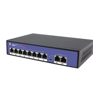 CCTV IP kamera kullanarak 8*10/100M PoE portları ağ anahtarları + 2*10/100M RJ45 portları yönetilmeyen poe anahtarı - Product Image 1