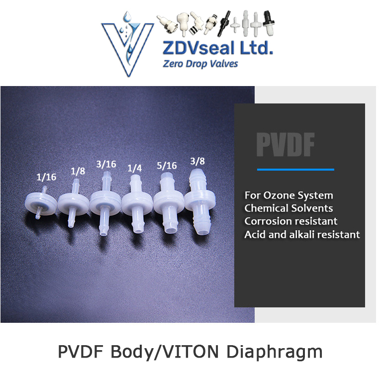 Cuerpo de PVDF + Diafragma de V I T O N