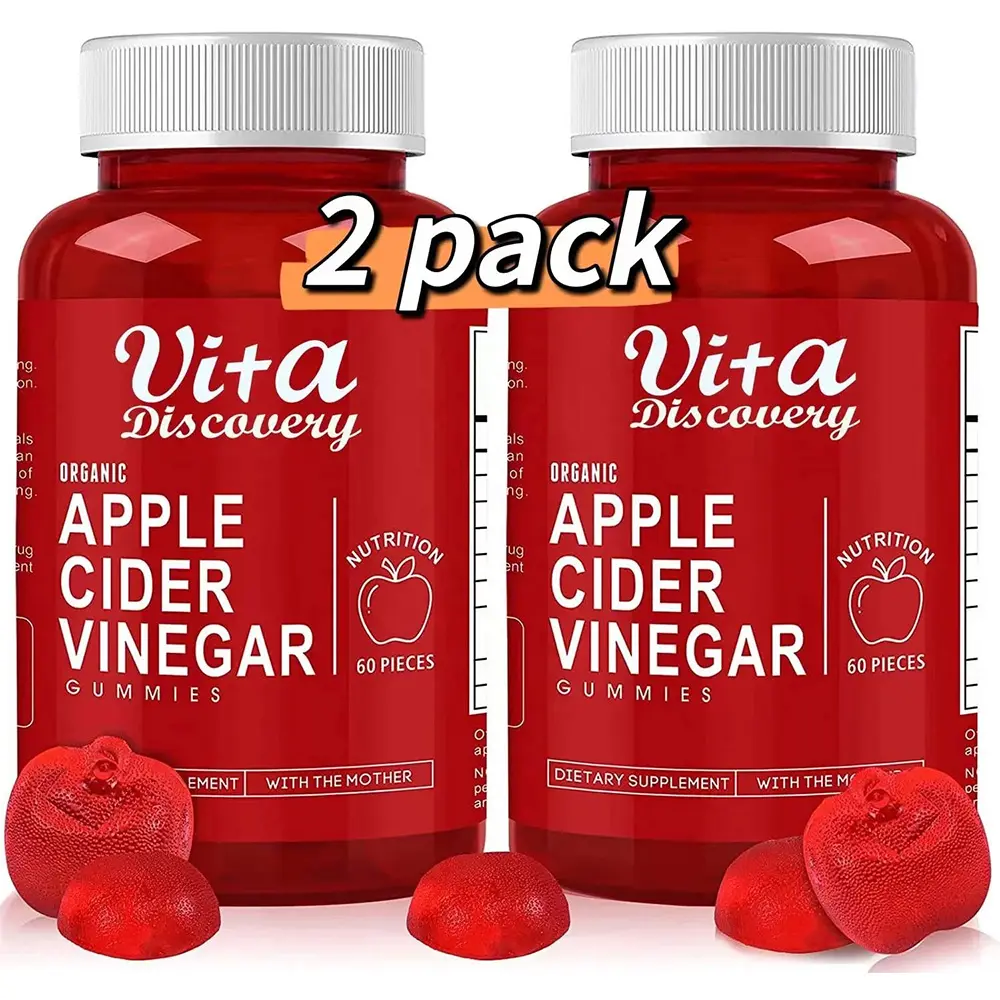 Gommose vegane all'aceto di sidro di mele con vitamina b12 miglior integratore per una sana perdita di peso
