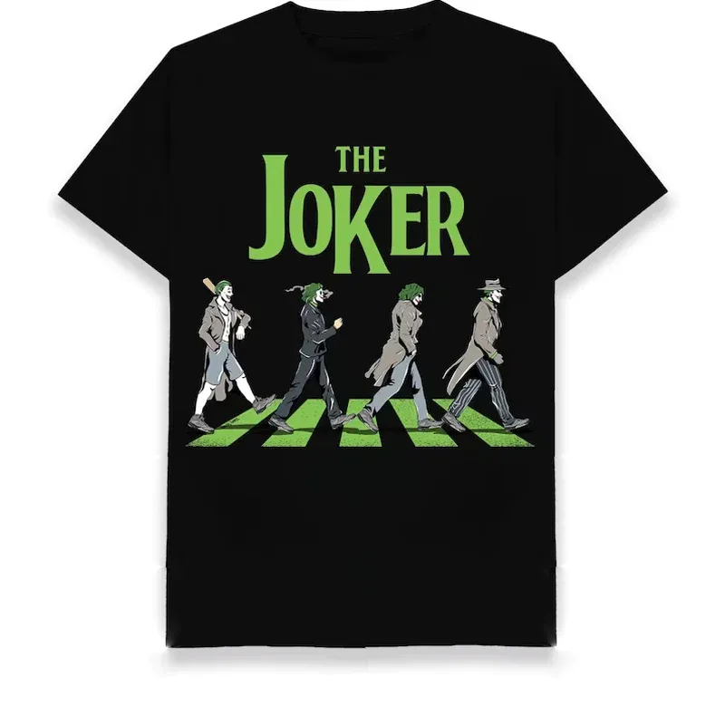 wholesale low price t shirts for men 100% cotton The Joker Road design T-shirt custom t-shirt men cotton