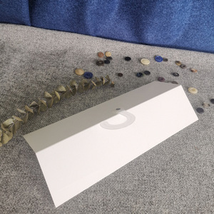 リサイクル繊維生地スウォッチサンプル段ボールディスプレイハンガーヘッダーカードプラスチックフック付き - Product Image 2