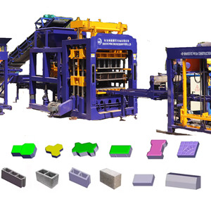 Máquina de bloques de hormigón con enclavamiento hidráulico completamente automática, máquina de fabricación usada para máquina de fabricación de ladrillos huecos de cemento, tipo máquina de fabricación de ladrillos - Product Image 1