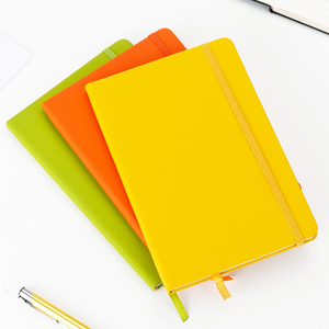 Cuaderno personalizado, disponible en varios colores, tamaño A5 A6, de cuero pu, con banda elástica, en oferta - Product Image 3